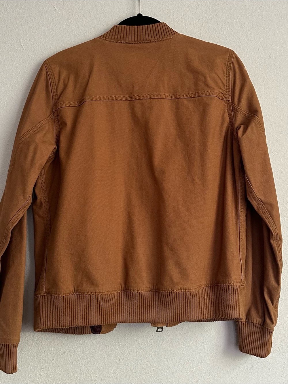 Women’s Small Carhartt Crawford Tan Workwear Bomber Jacket rugged flex fit - Picture 2 of 7